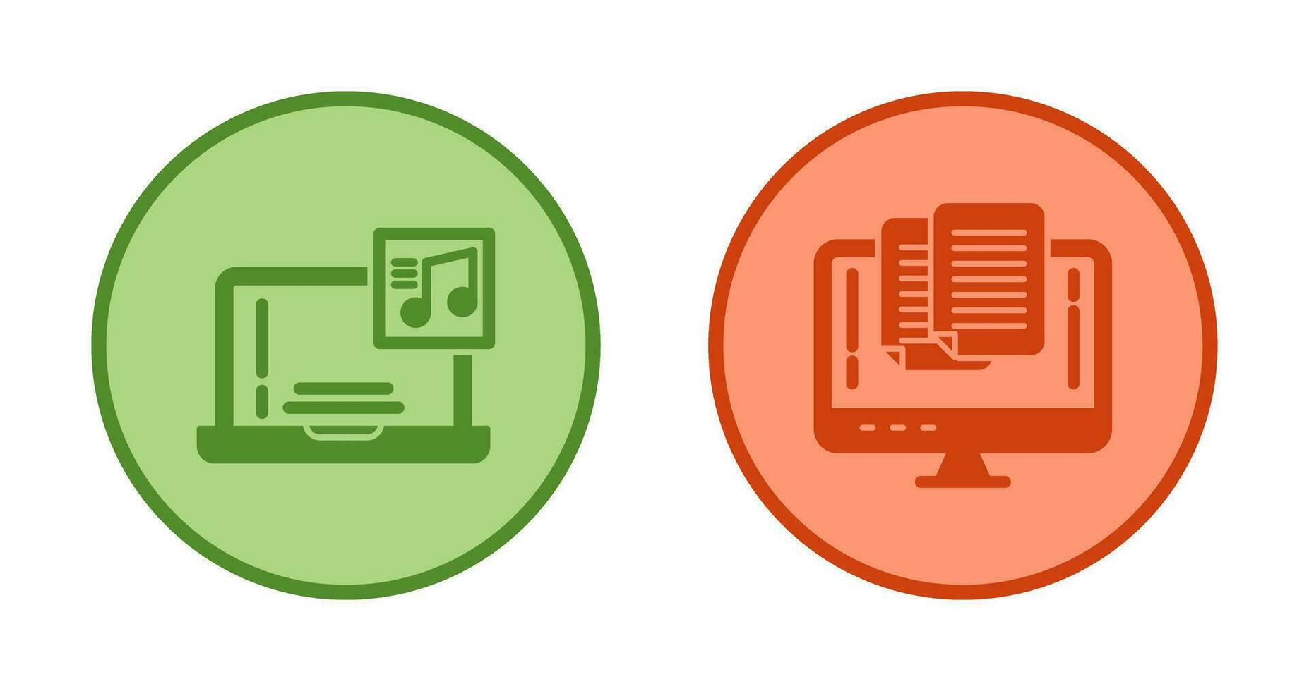 Music and Paste Icon vector