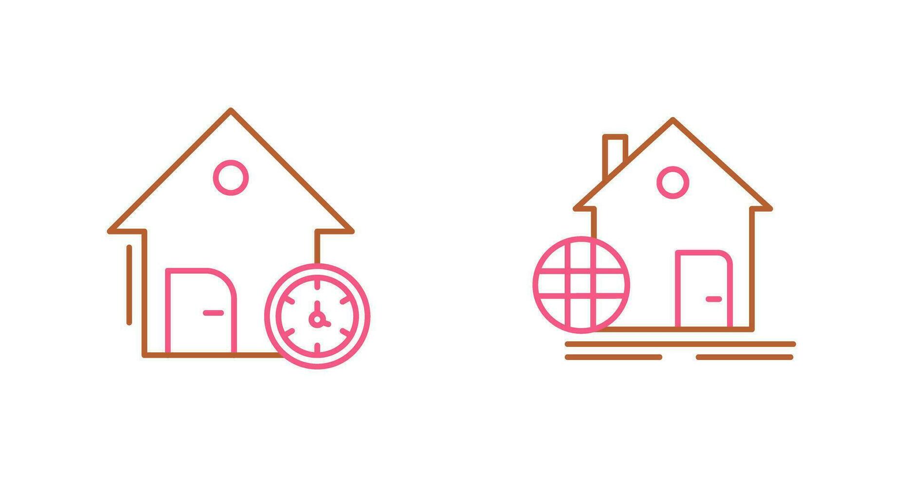 Time and Web Development Icon vector