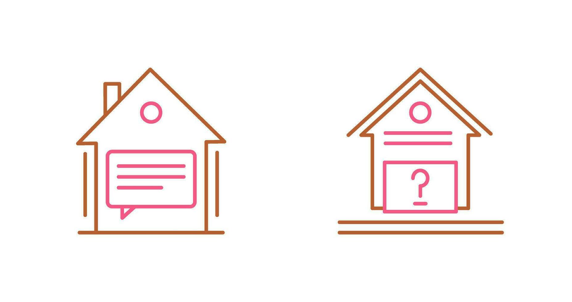 Message and Unknown Icon vector