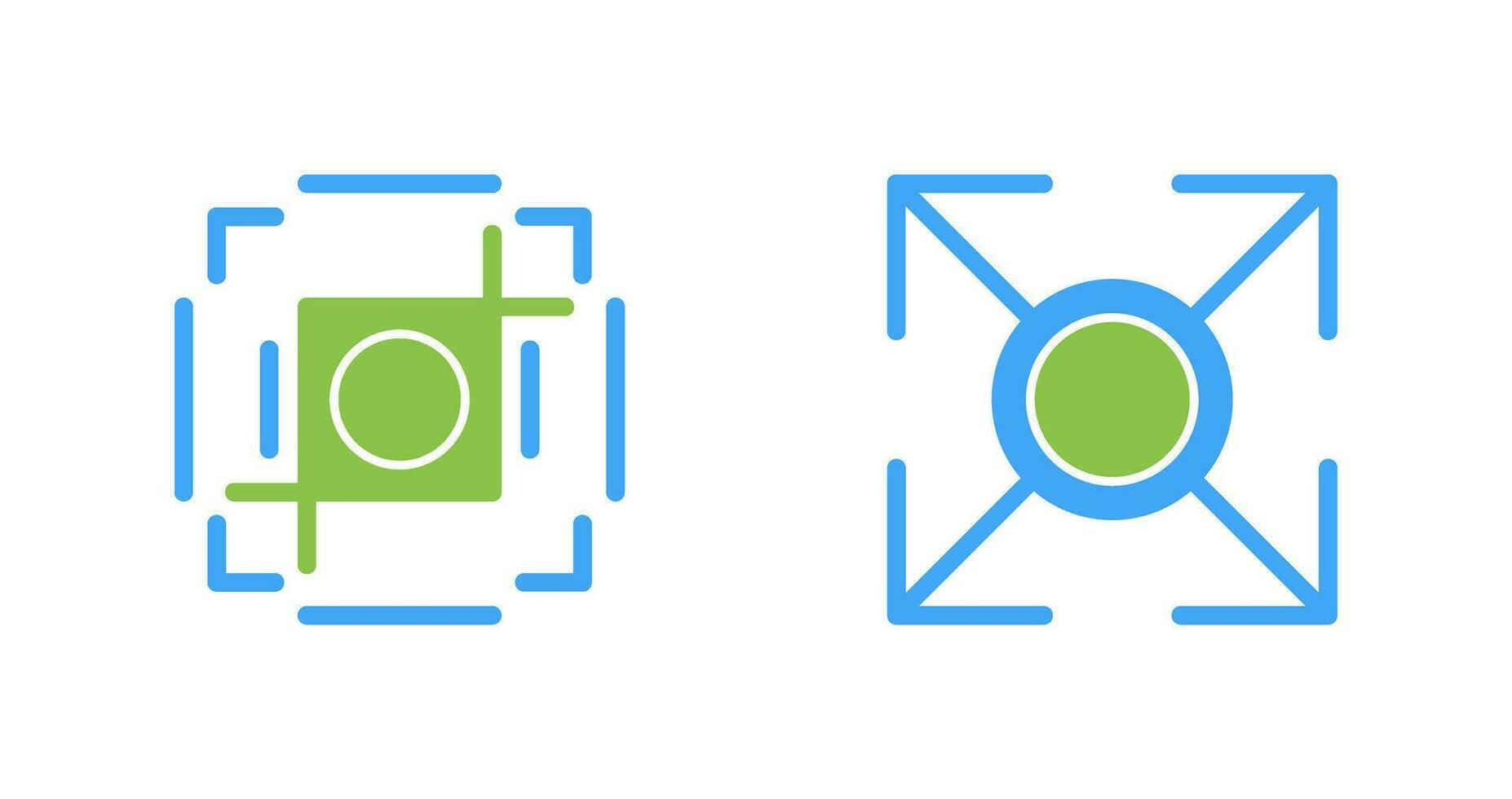 crop and expand Icon vector