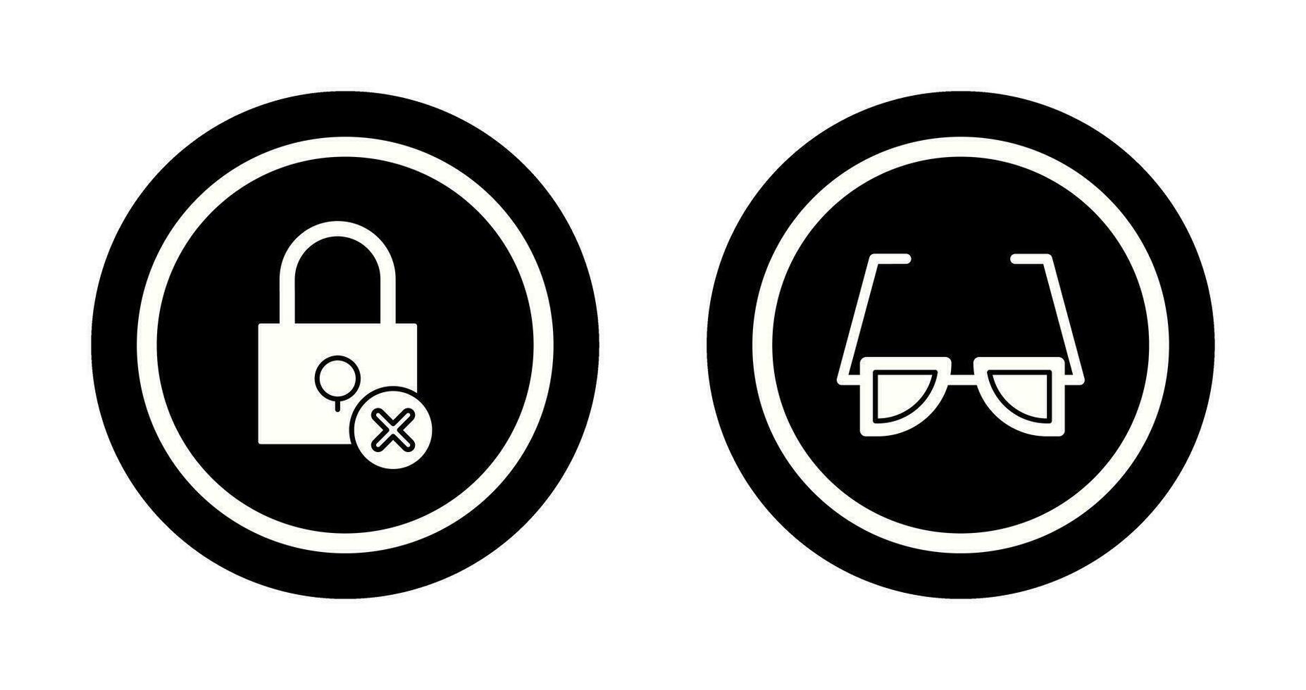 Insecure and Sunglasses Icon vector