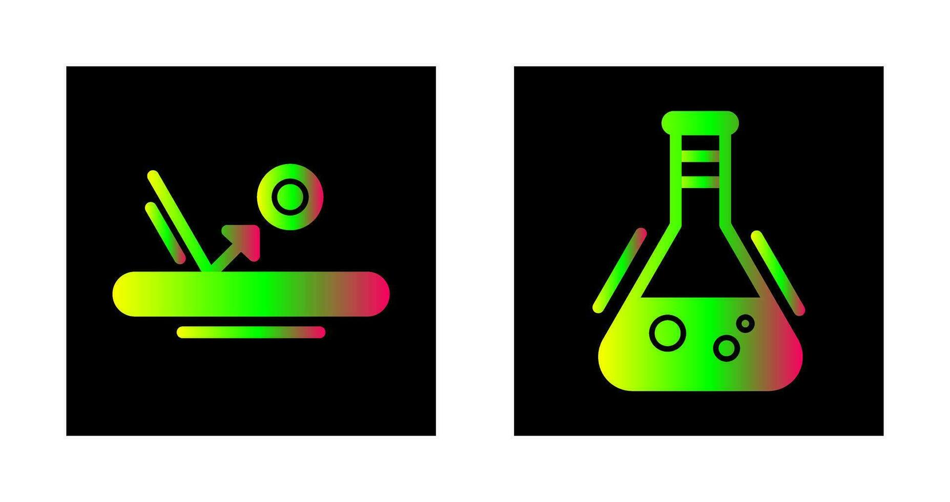 Bounce and Flask Icon vector