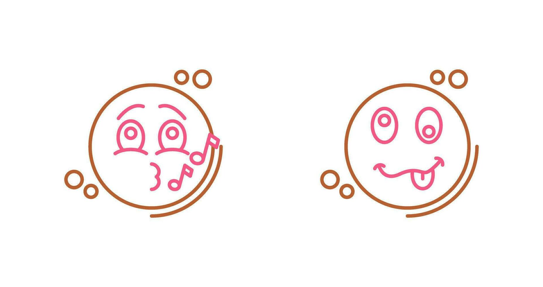 Music and Silly Icon vector