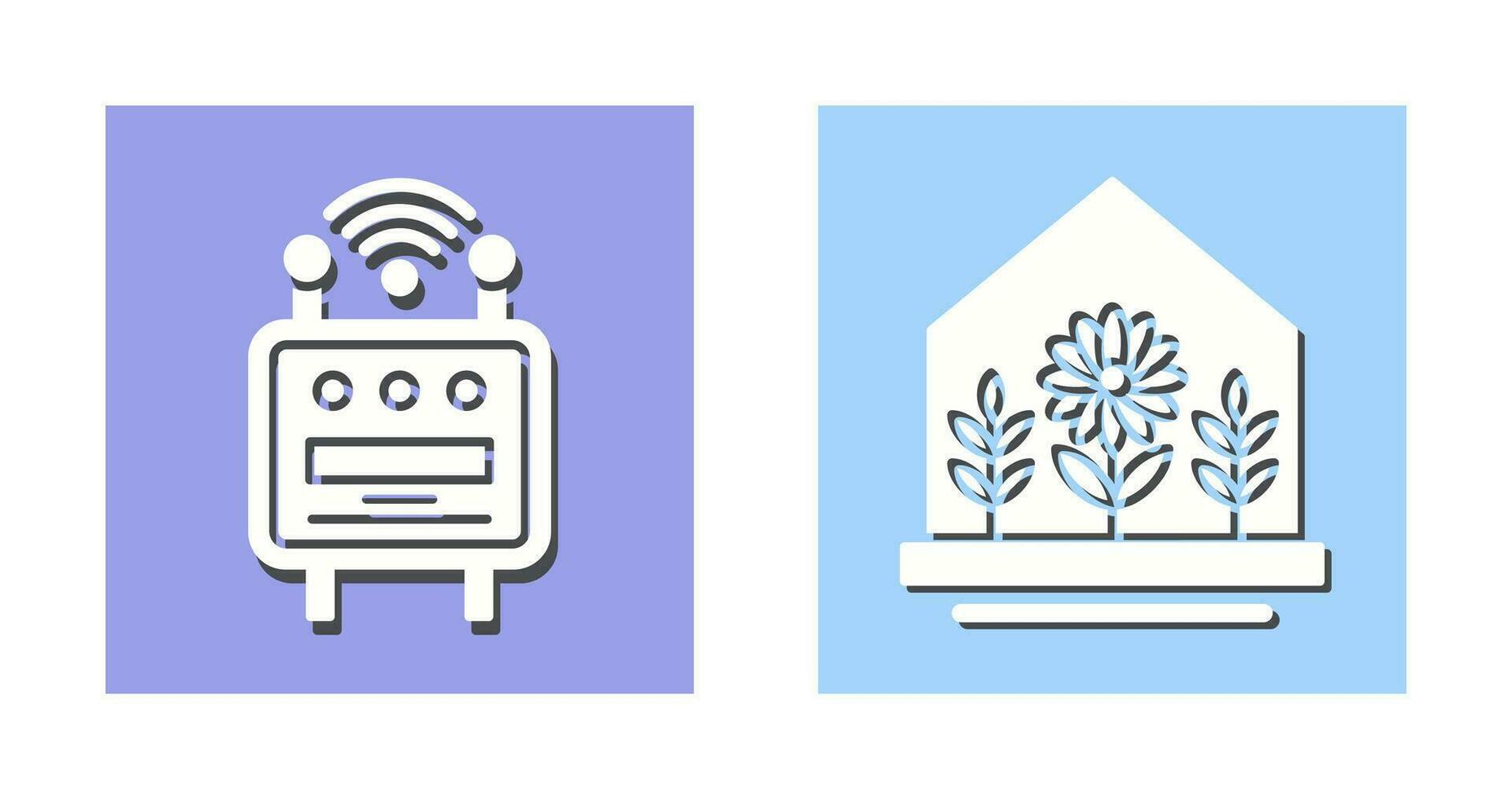 chip y usuario granja casa icono vector