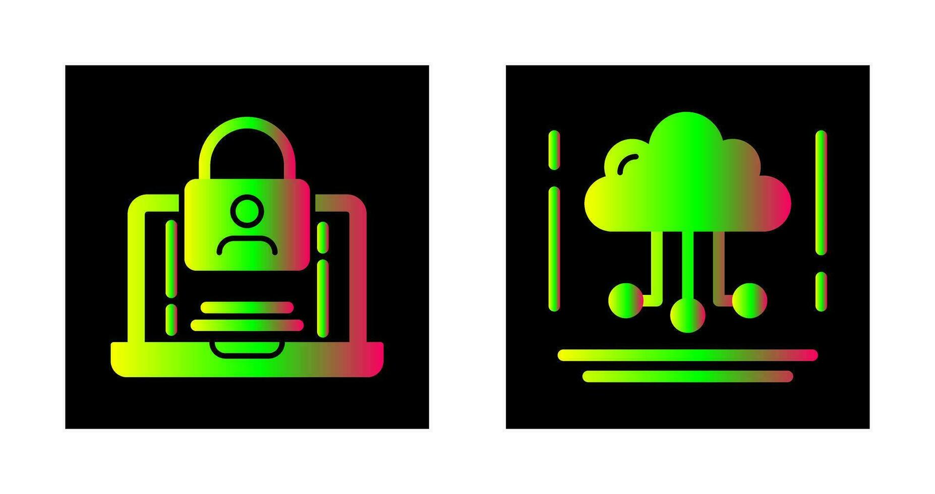 Authentication and Network Icon vector