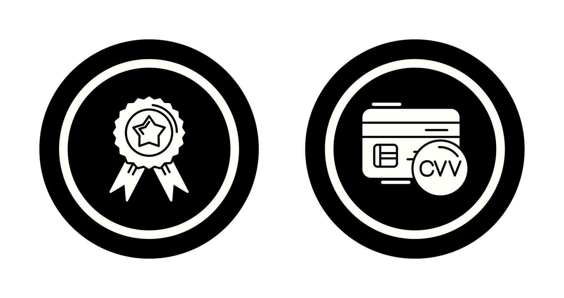 Badge and Code Icon vector