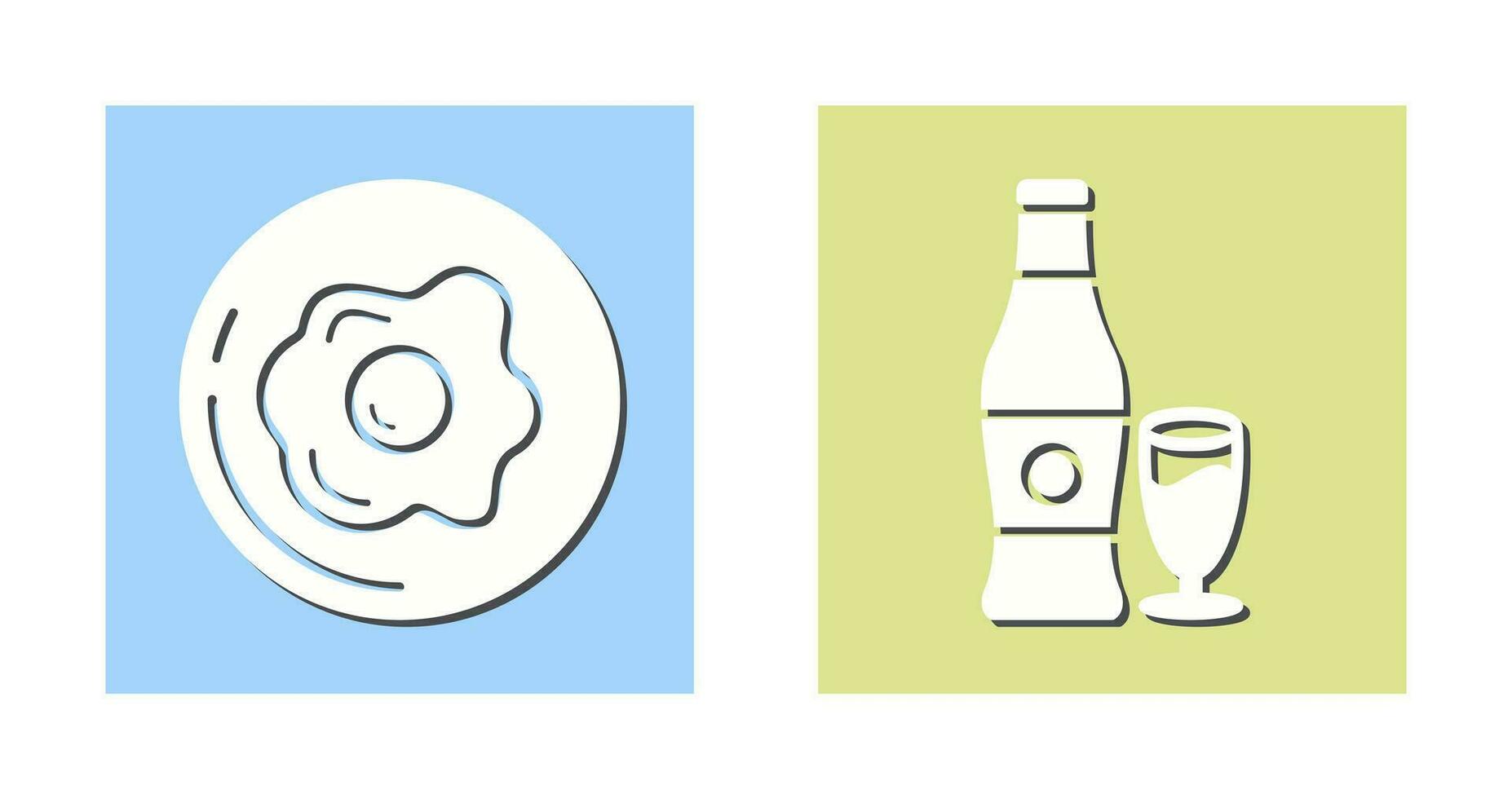 Breakfast and Bear Icon vector