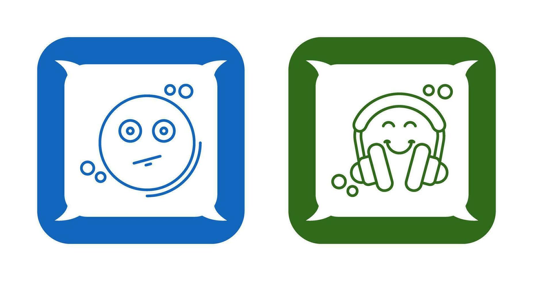 Neutral and Headphones Icon vector