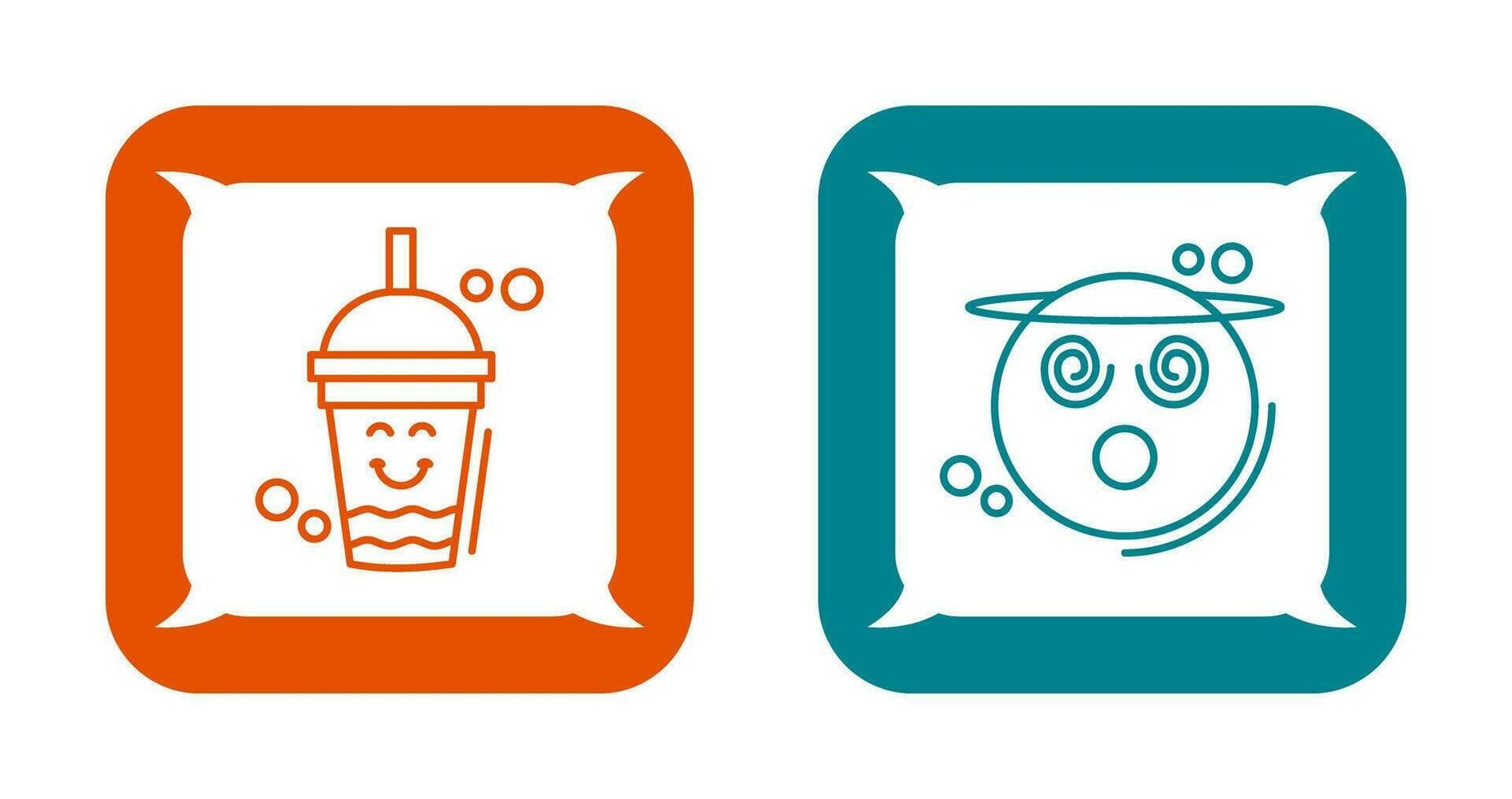 Drink and Dizzy Icon vector