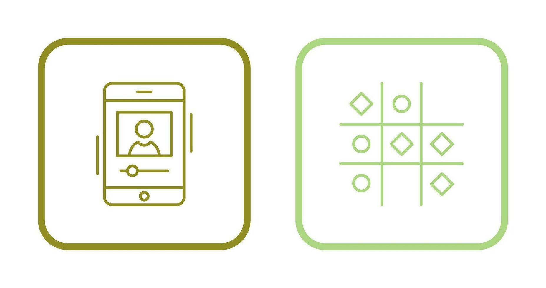 log and Tic Tac Toe Icon vector