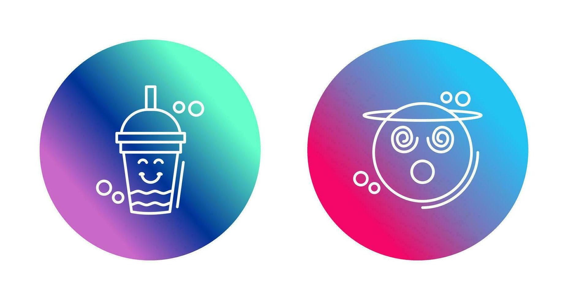 Drink and Dizzy Icon vector