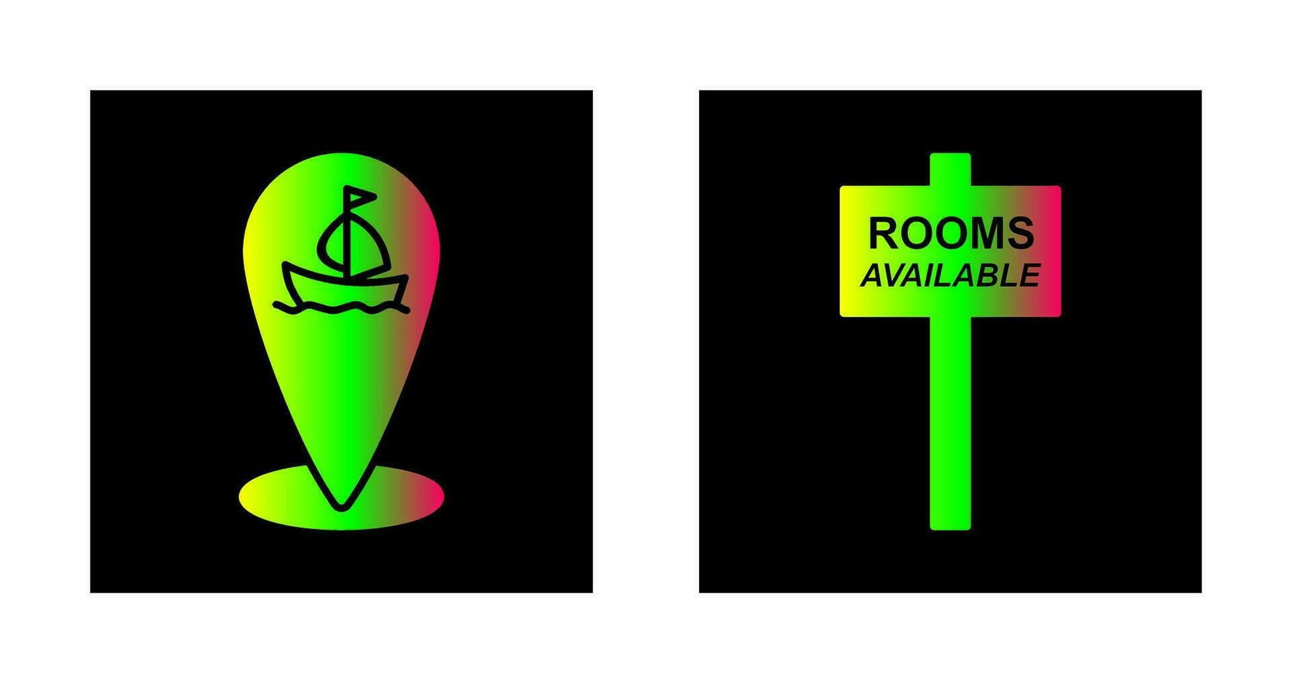 shipping location and room Icon vector