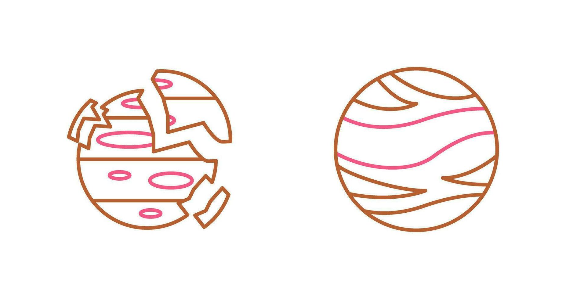 venus and destroyed Icon vector