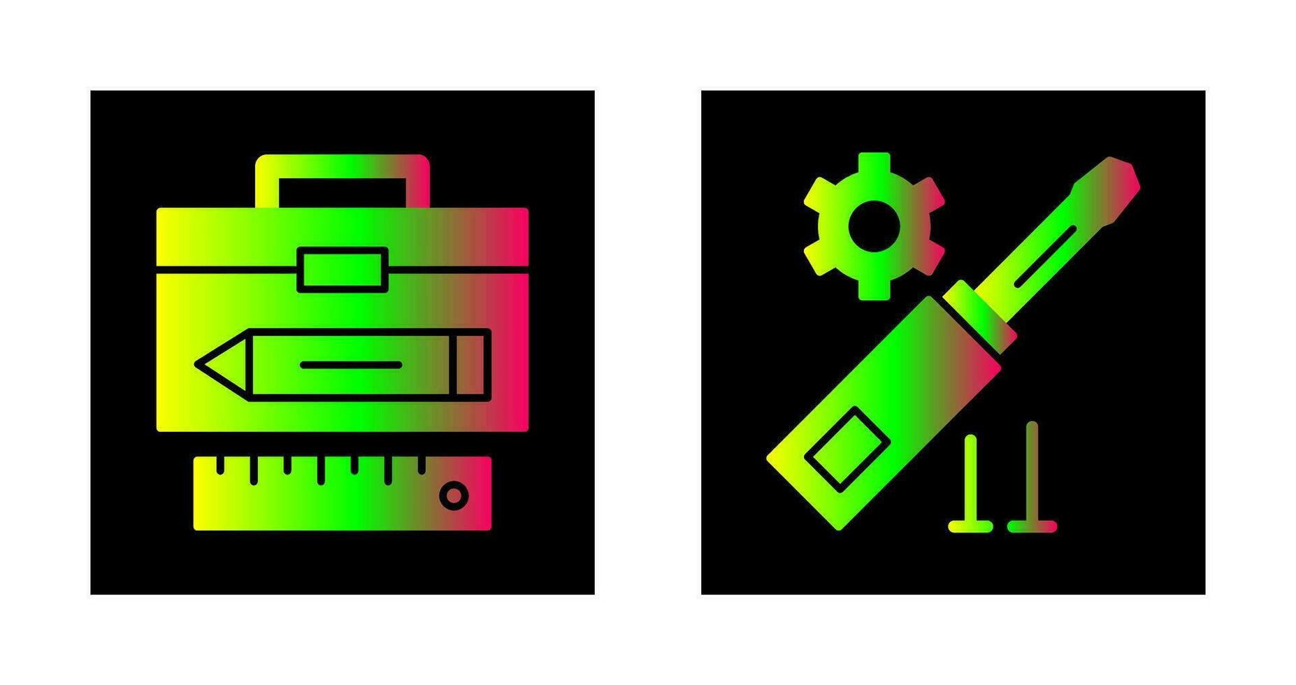 Geometry and Gear Icon vector