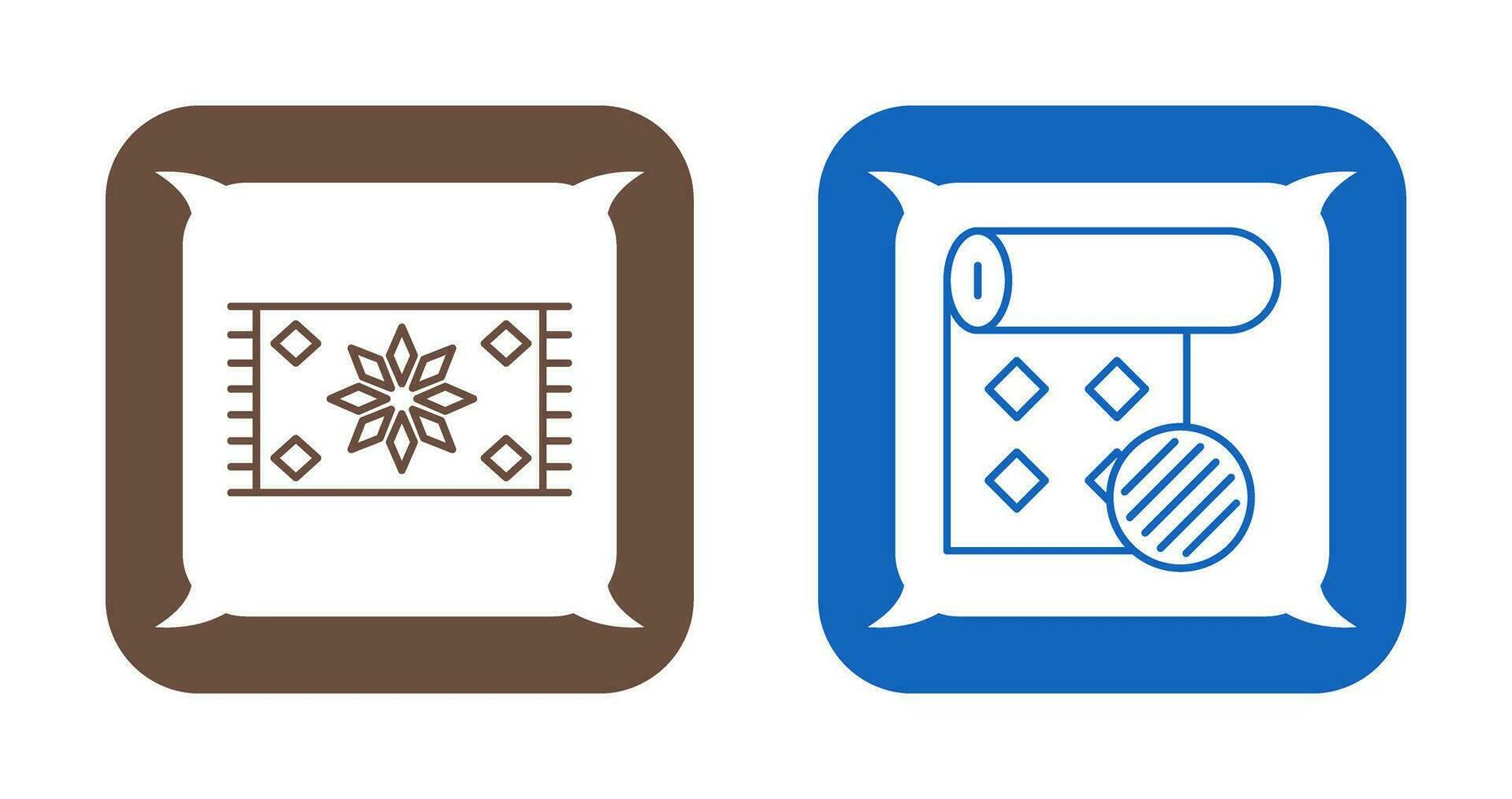 Carpet and Wallpaper Icon vector