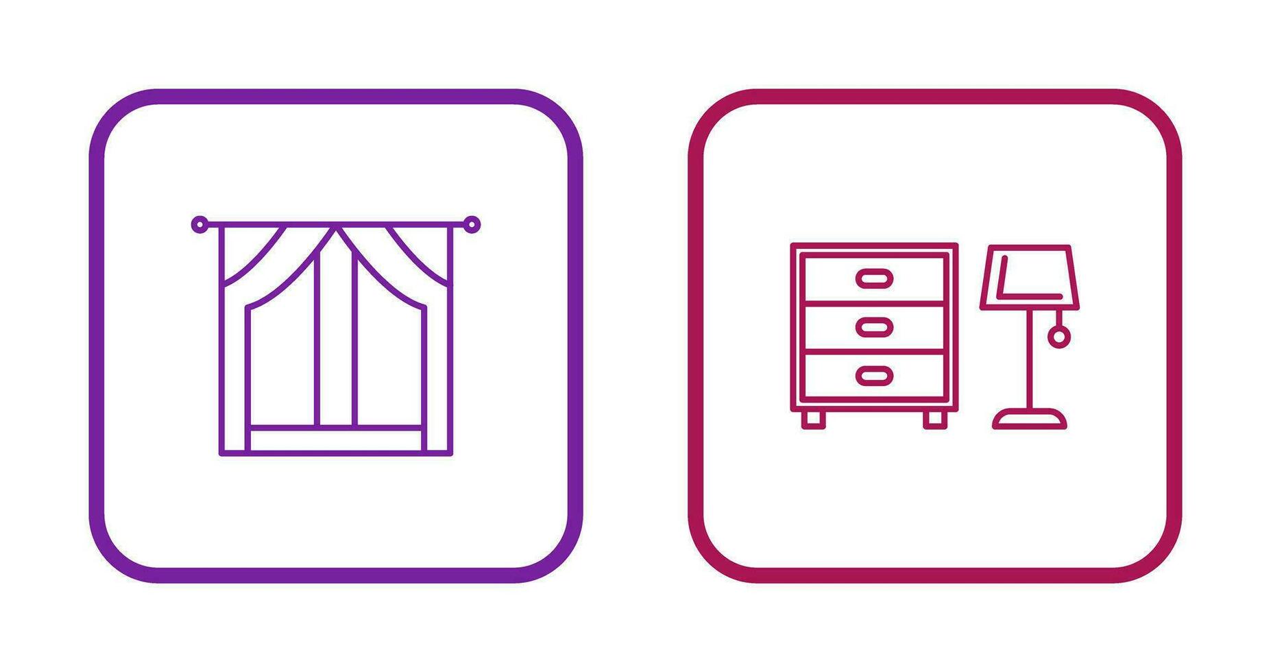 Window and Drawers Icon vector