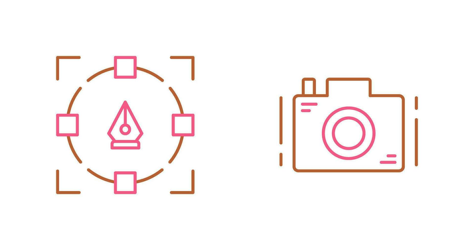 Camera and vector Icon