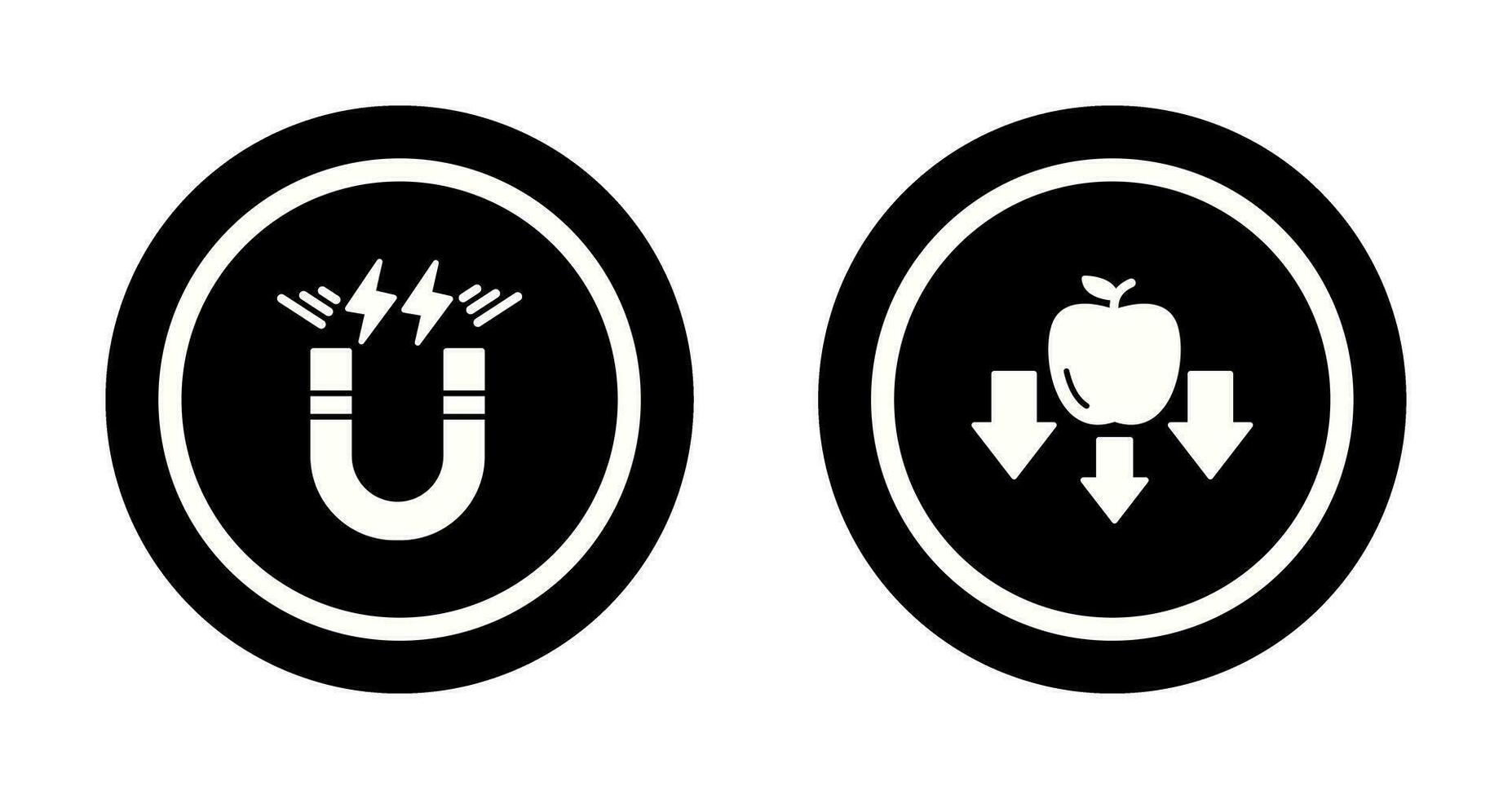 Energy and Gravity Icon vector