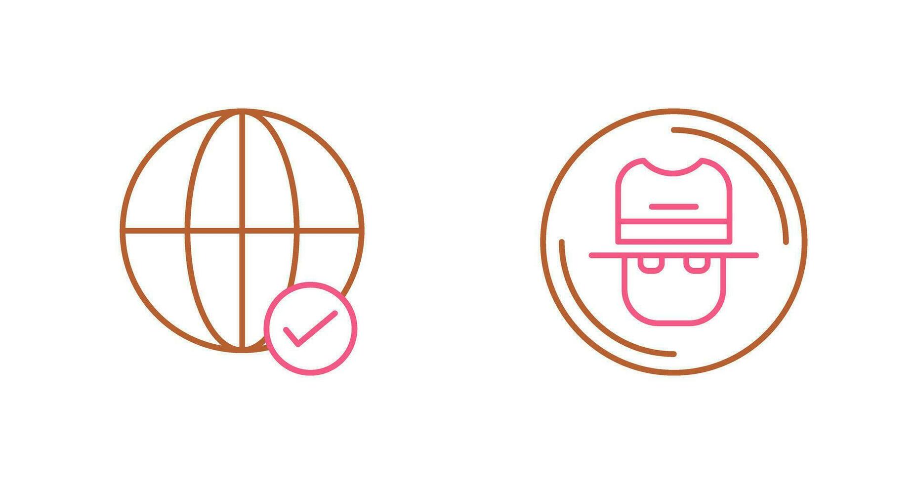 Internet and Spy Icon vector