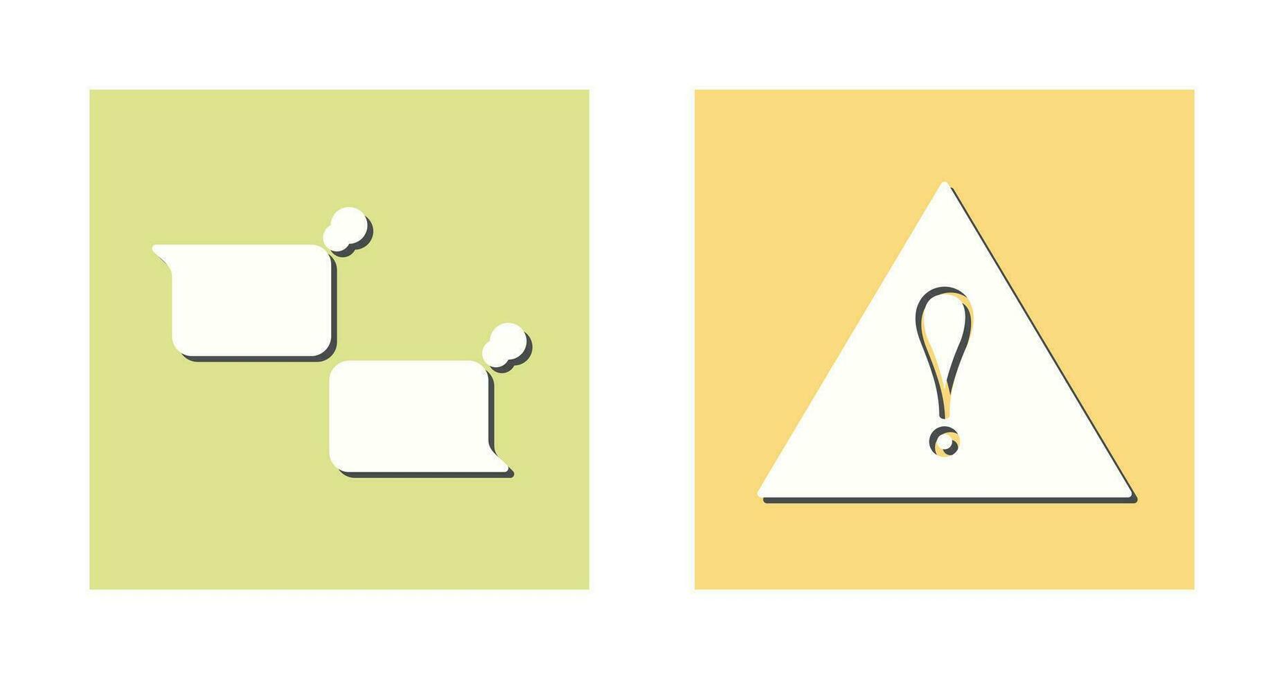 chatting and alert  Icon vector