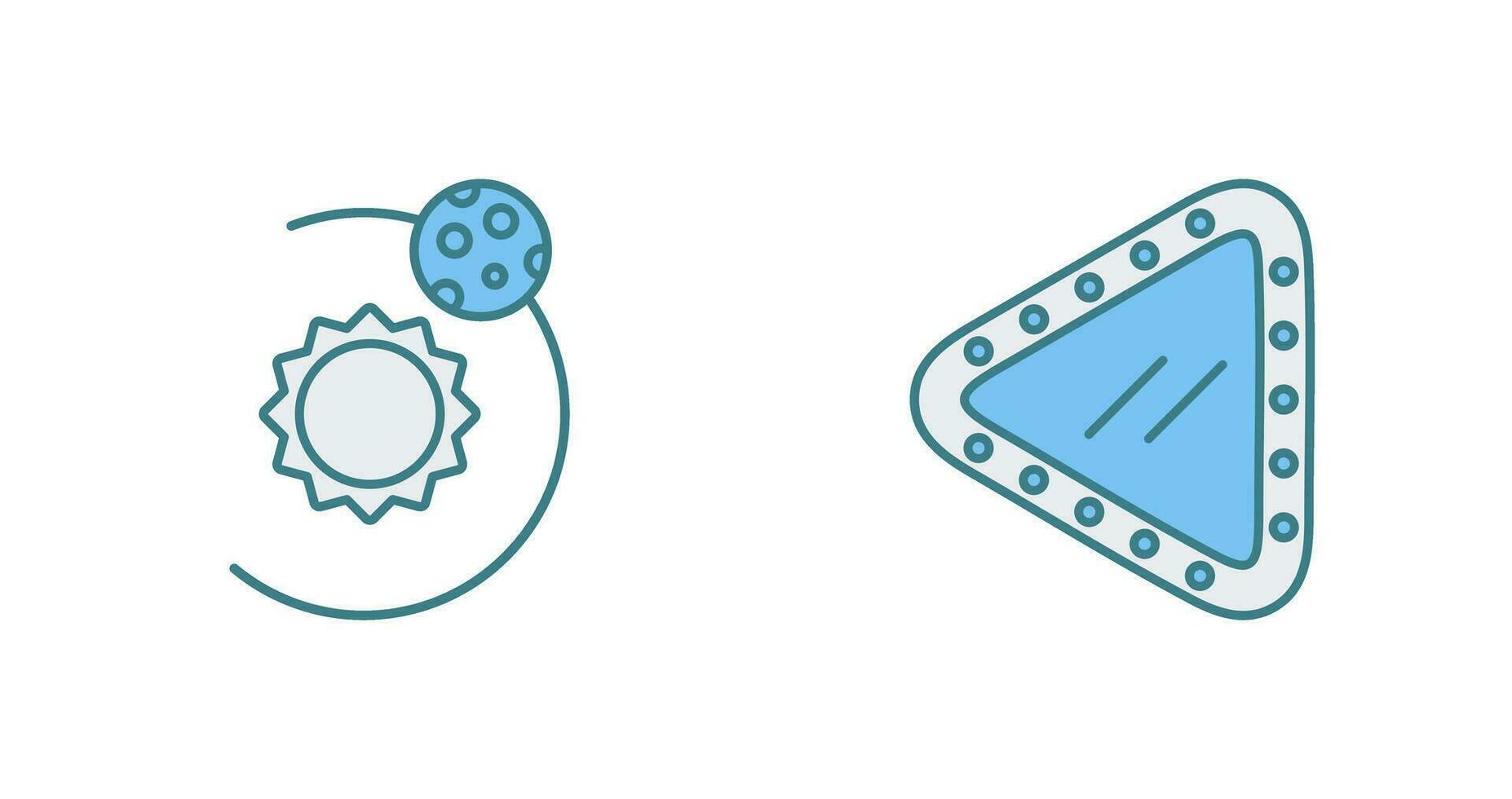 orbit and porthole Icon vector