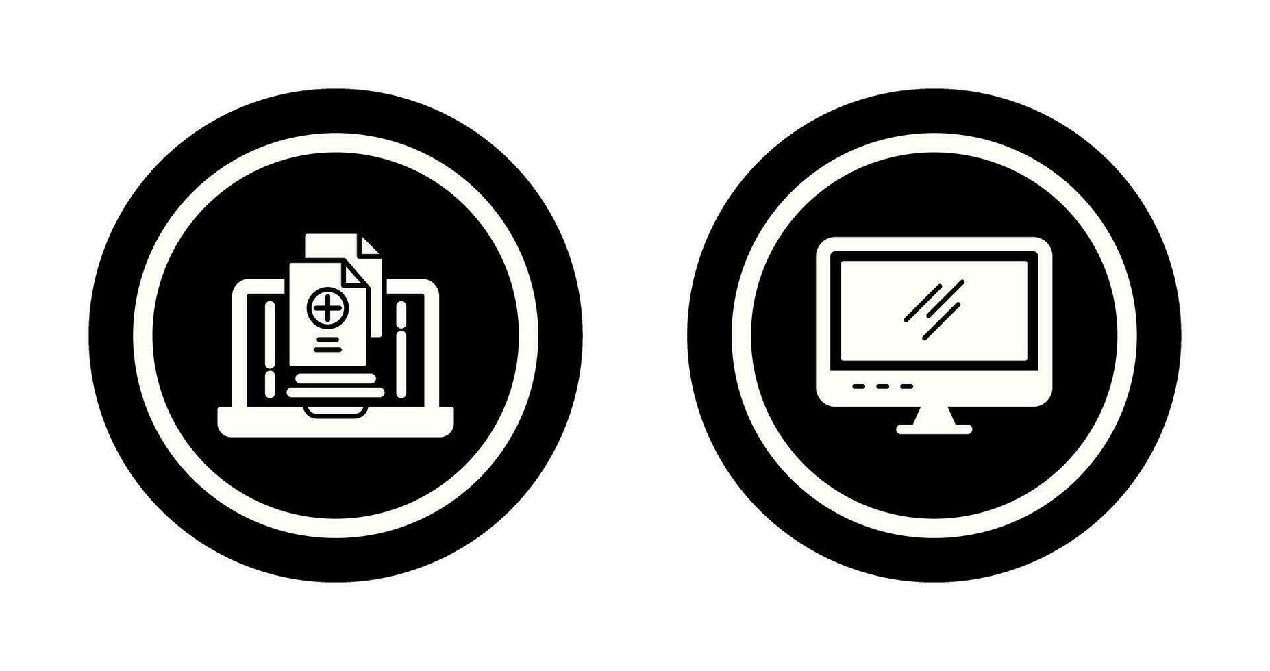 Screen and Add Icon vector