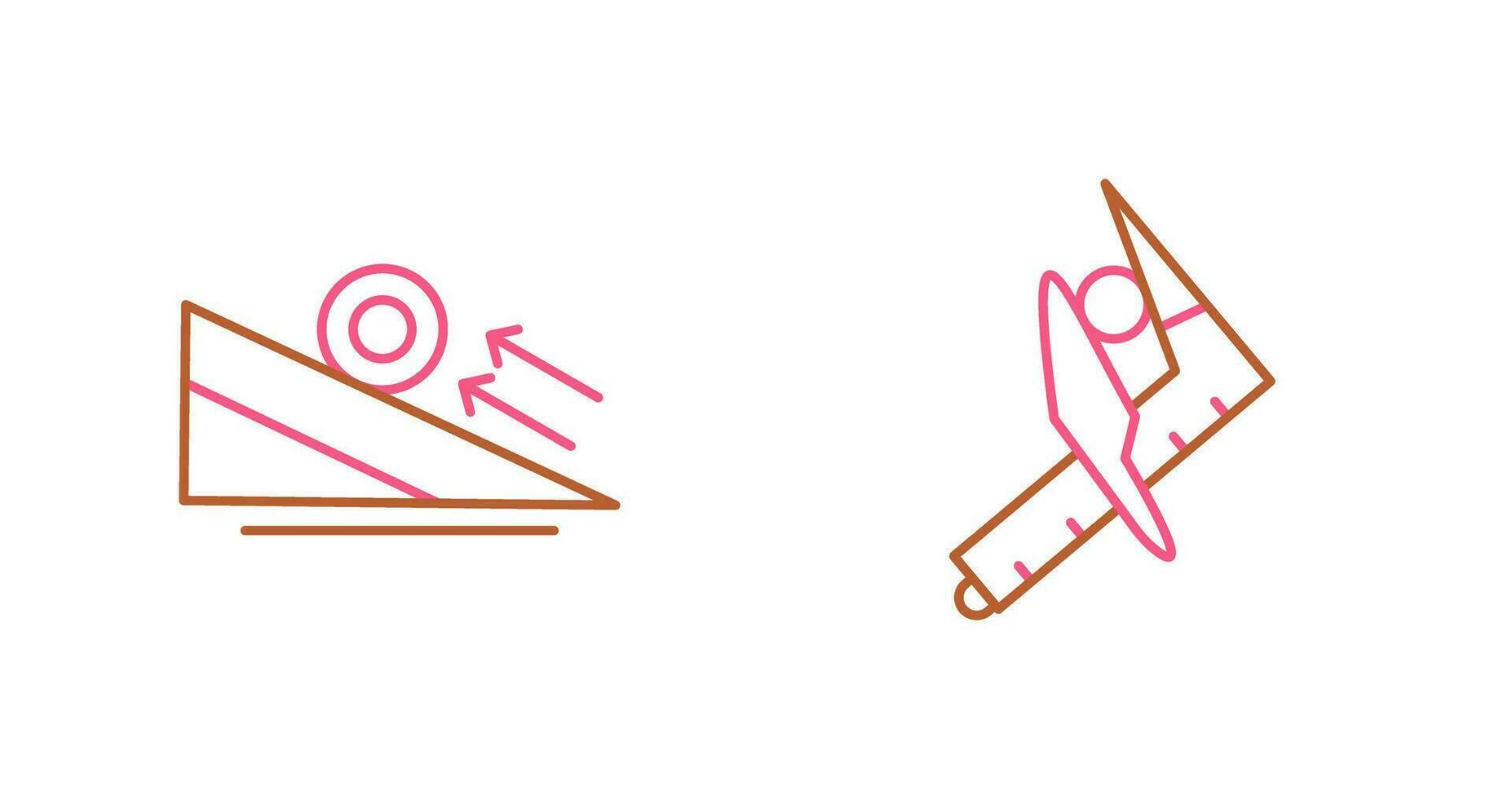 Force and Caliper Icon vector