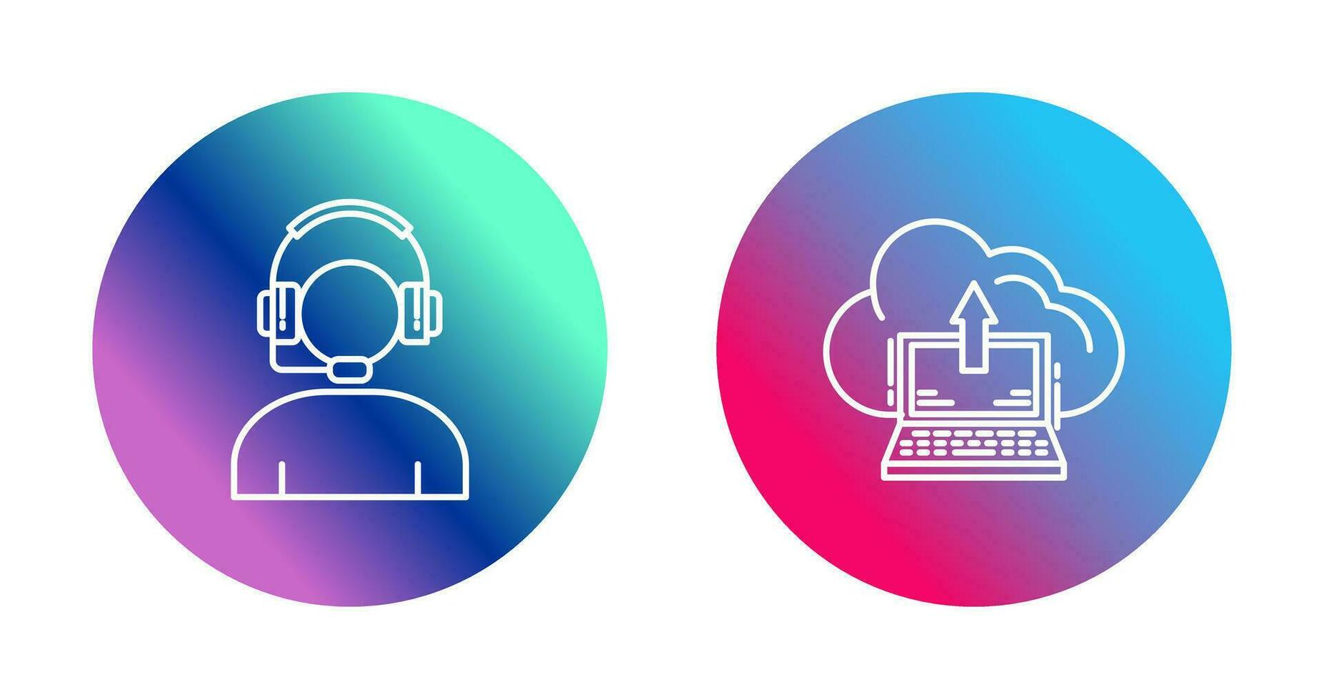 Helpline and backup Icon vector