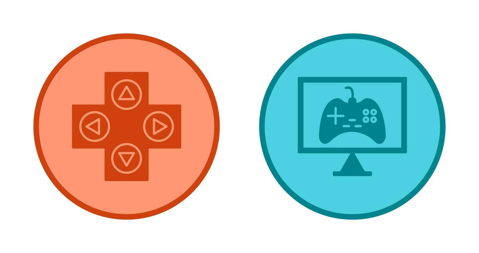 Gaming Control and Online Games Icon vector