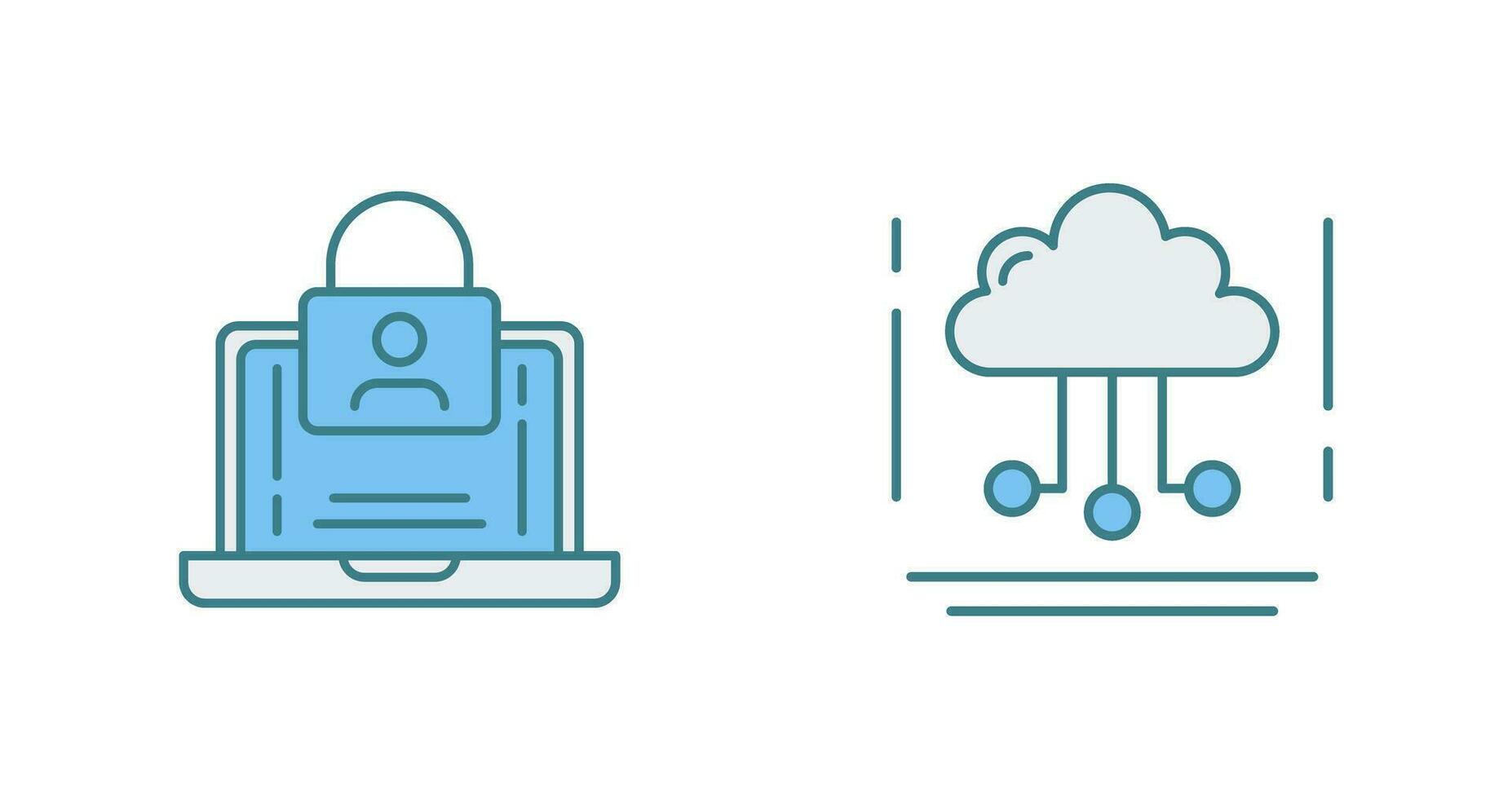 Authentication and Network Icon vector
