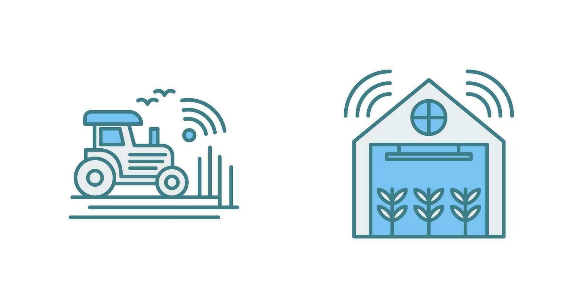 Cultivation and Warehouse Icon vector
