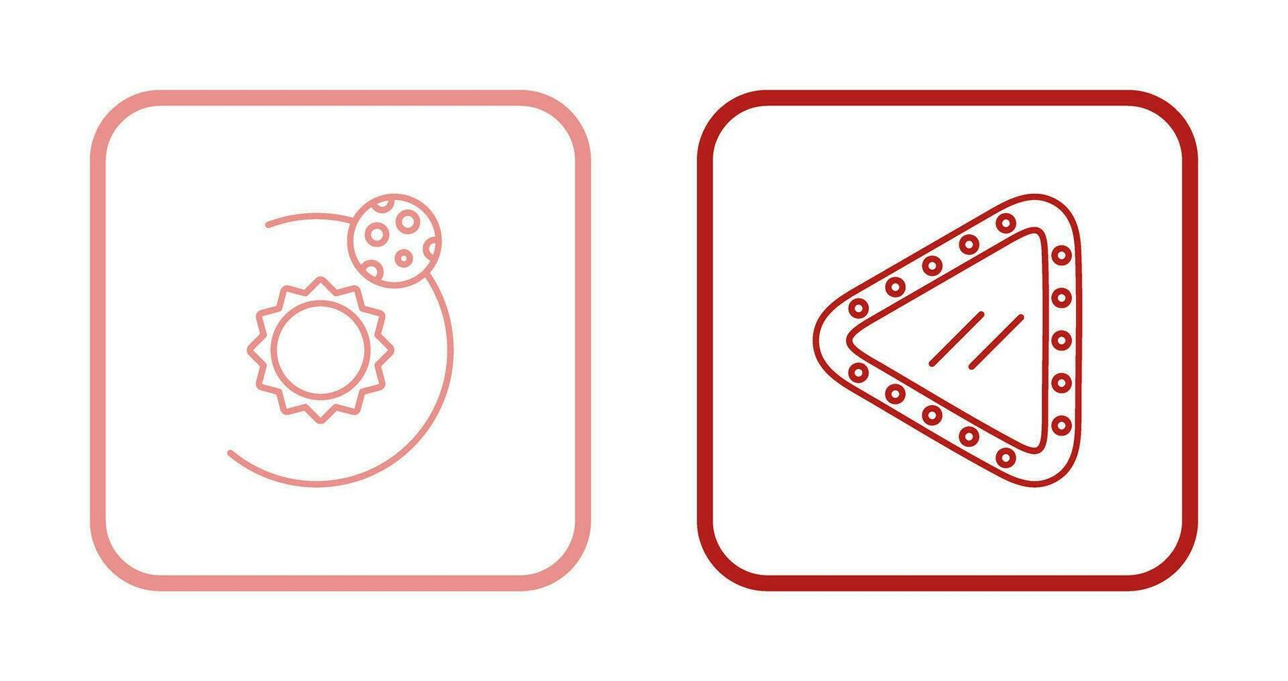 orbit and porthole Icon vector