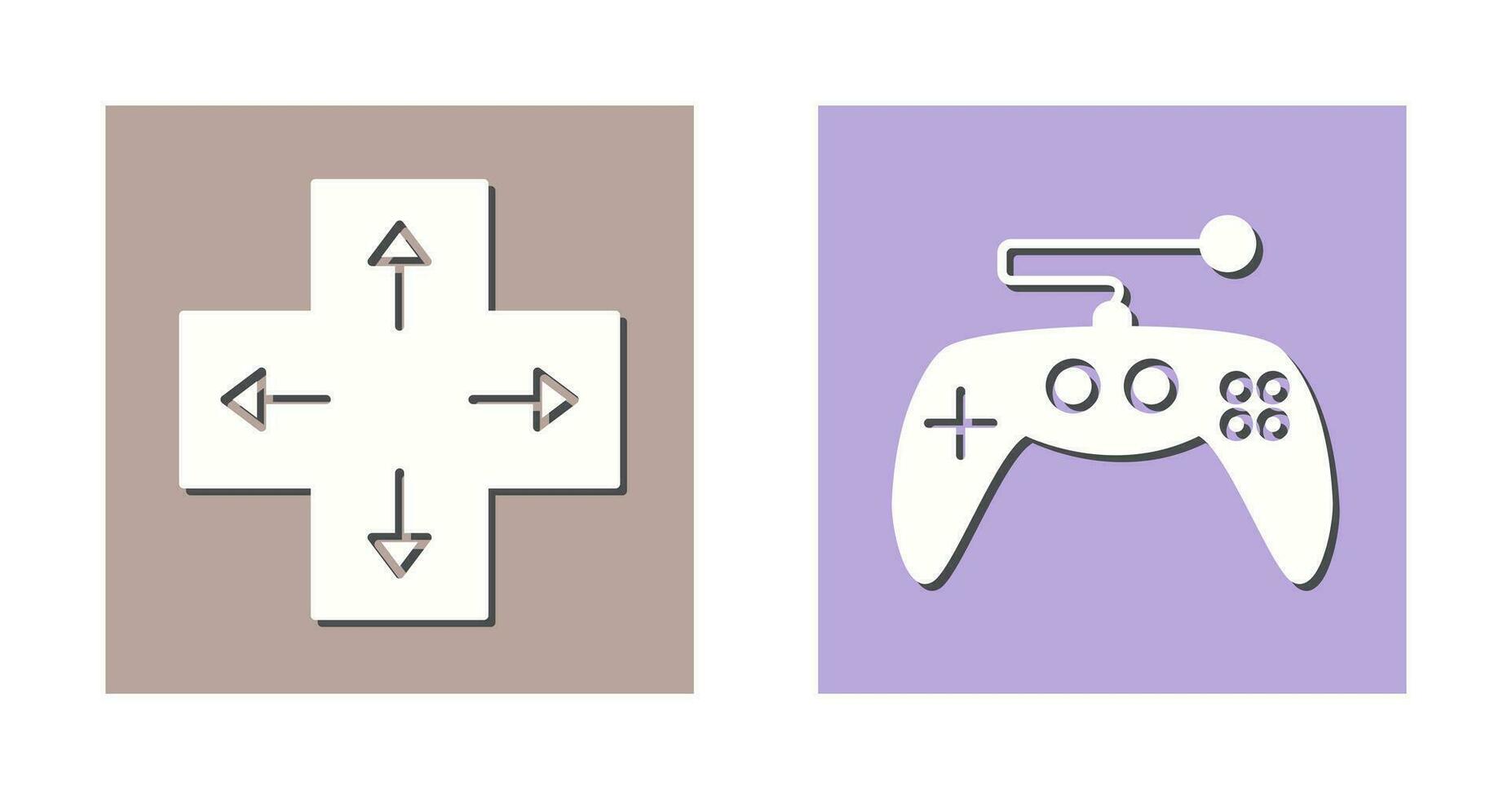 dirección llave y juego de azar controlar icono vector