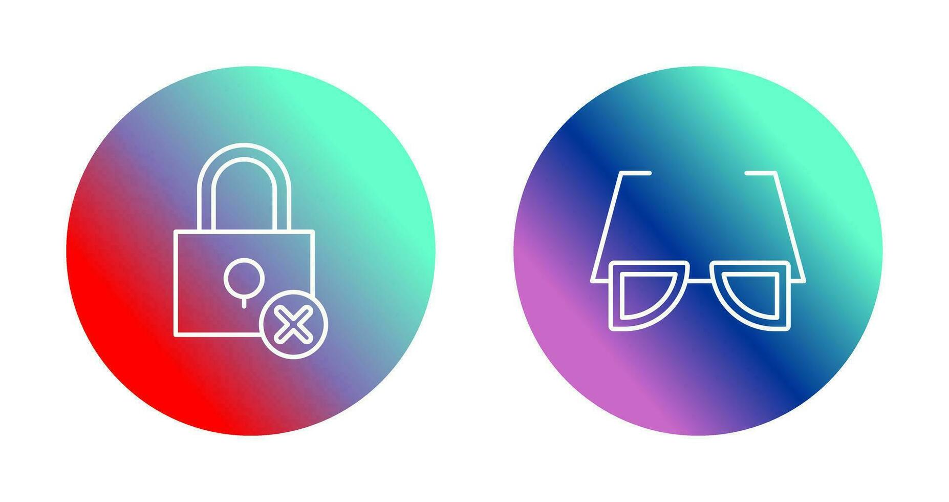 Insecure and Sunglasses Icon vector