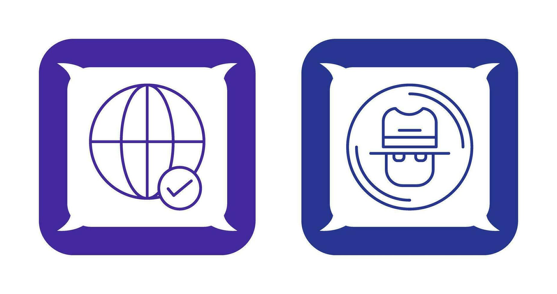 Internet and Spy Icon vector