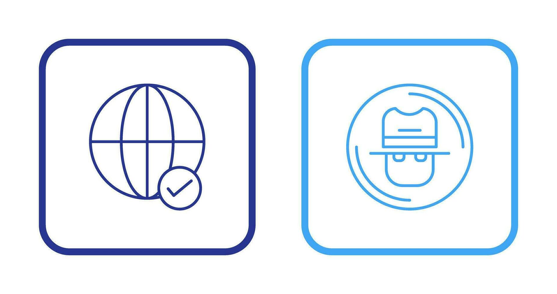 Internet and Spy Icon vector