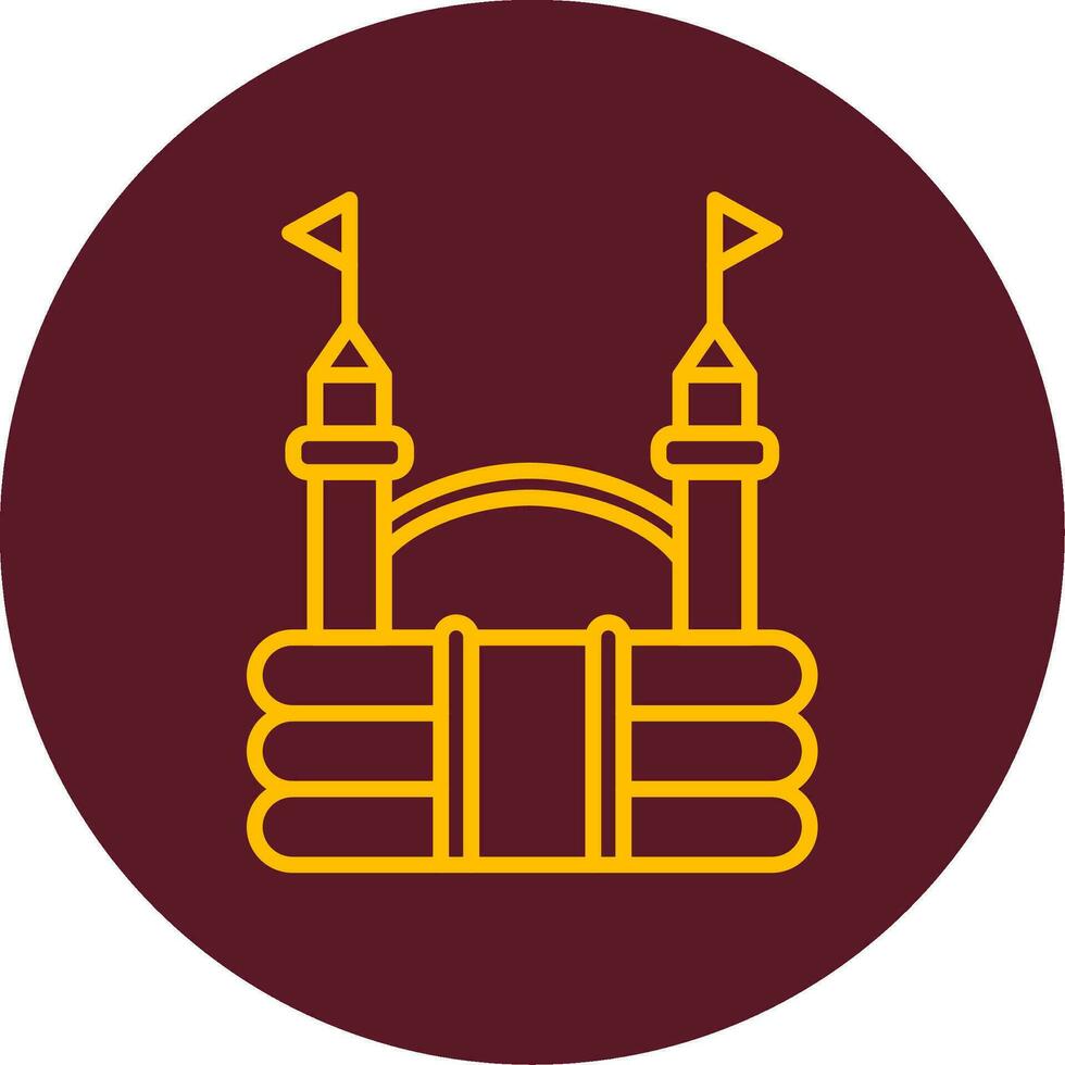 Bouncy Castle Vector Icon