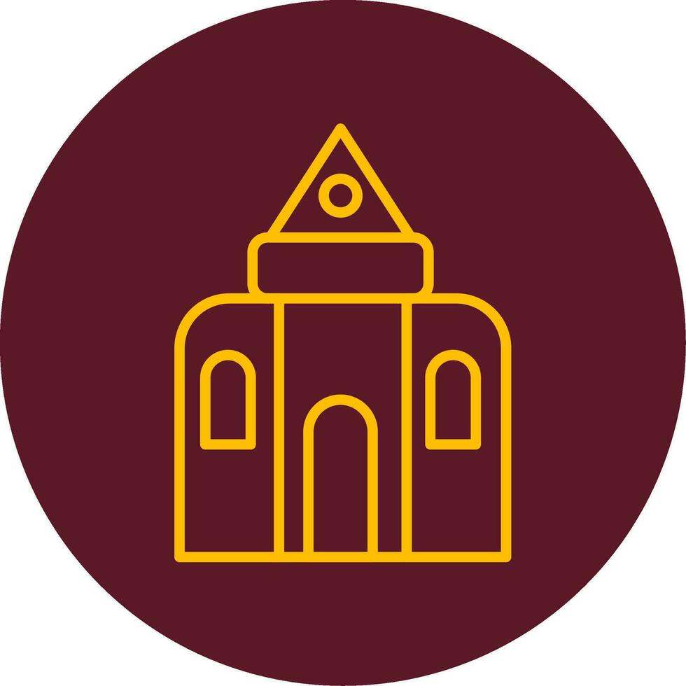 Sand Castle Vector Icon