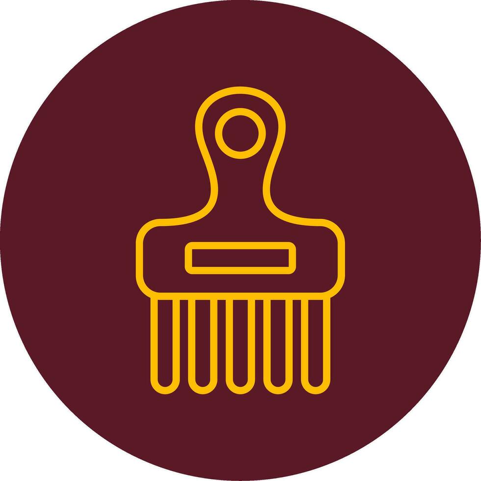 Afro Comb Vector Icon