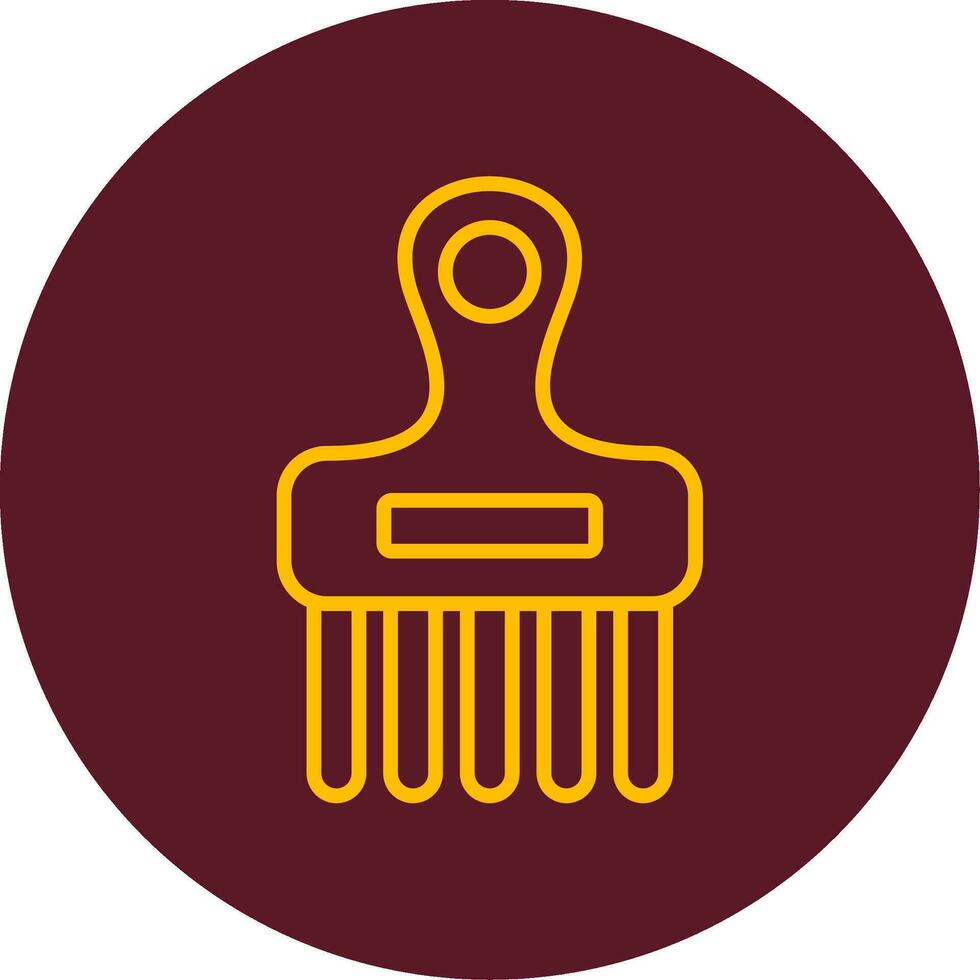 Afro Comb Vector Icon