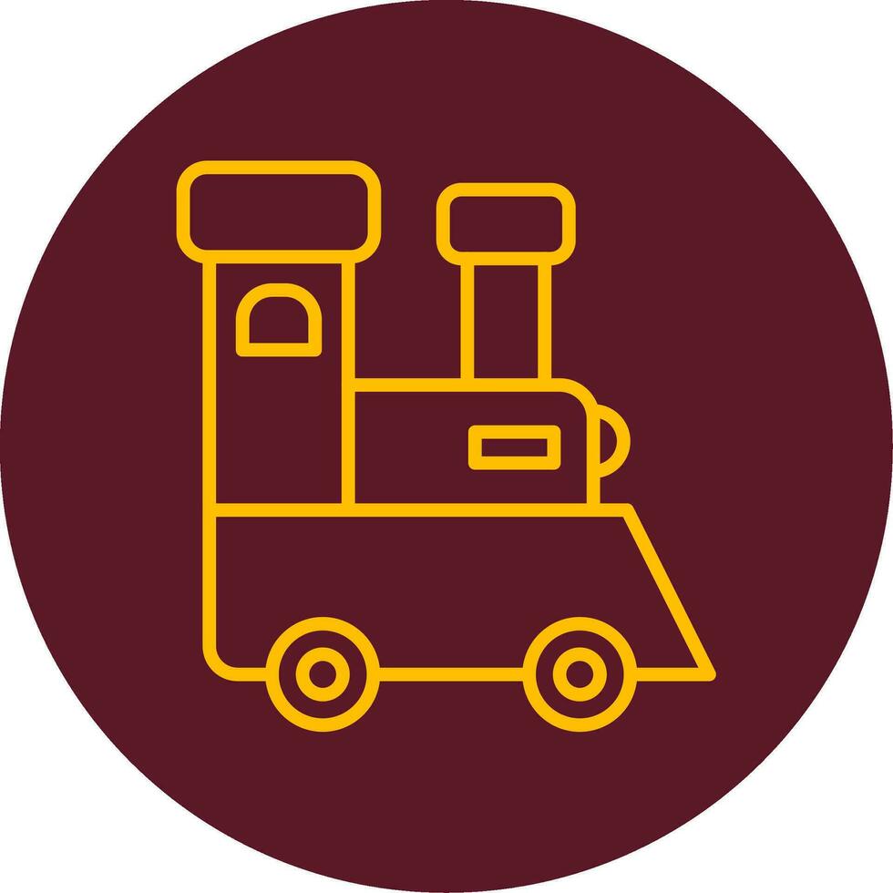 Toy Train Vector Icon