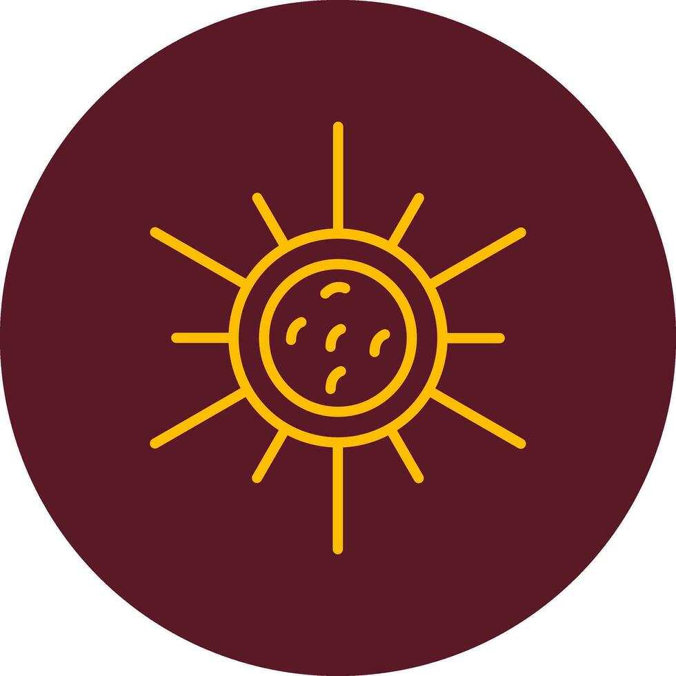 golenkinia radiata Vector Icon