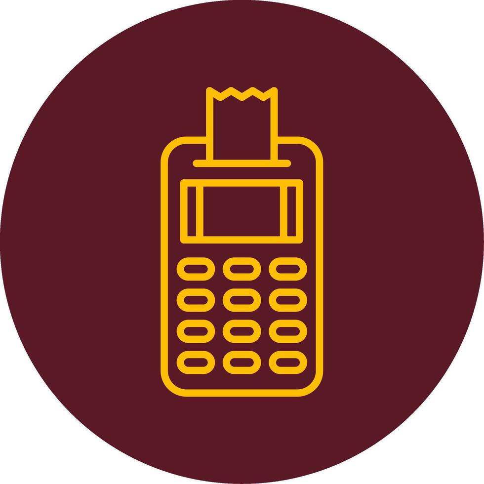 Pos Terminal Vector Icon