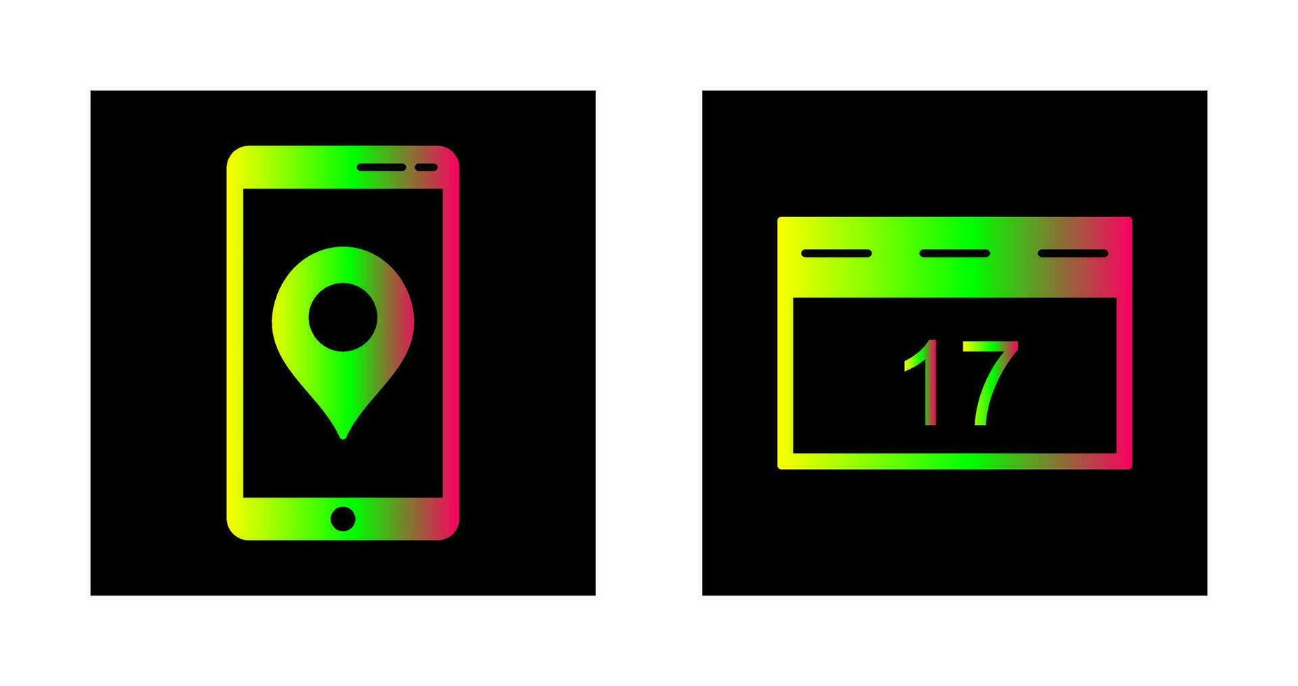 Gps Service and Event Management Icon vector