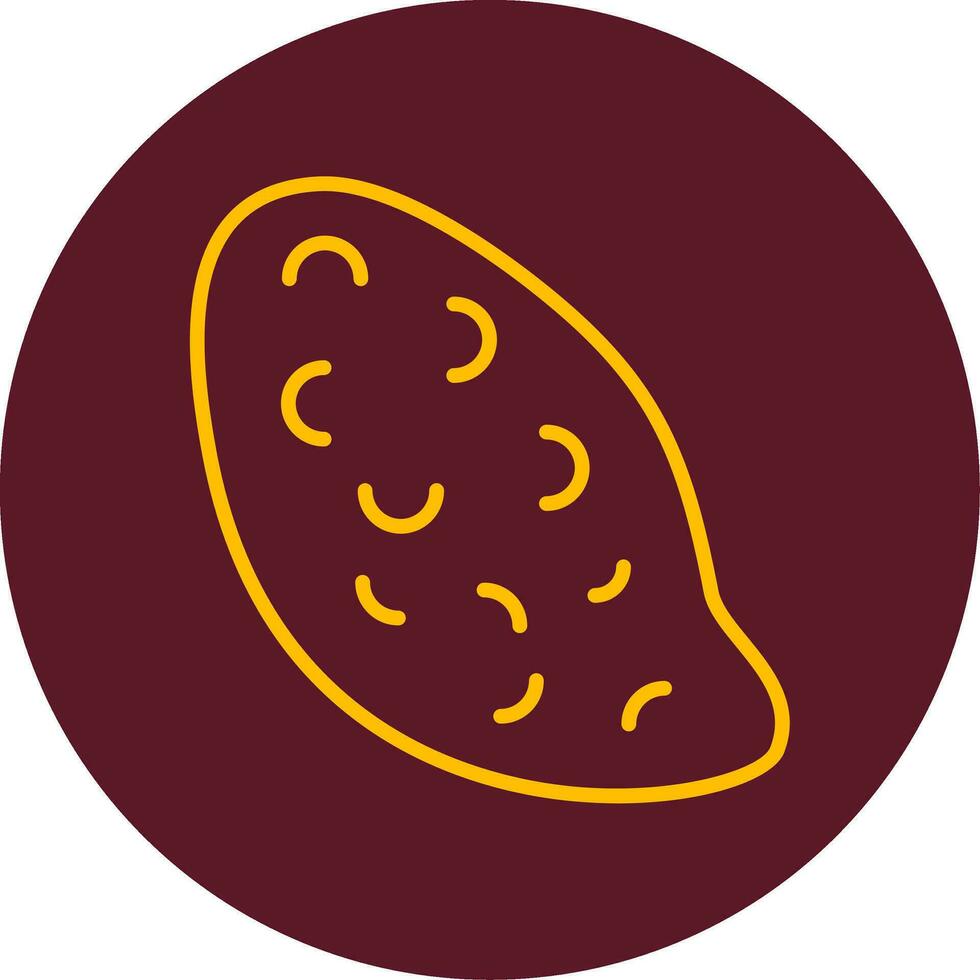 Sweet Potato Vector Icon