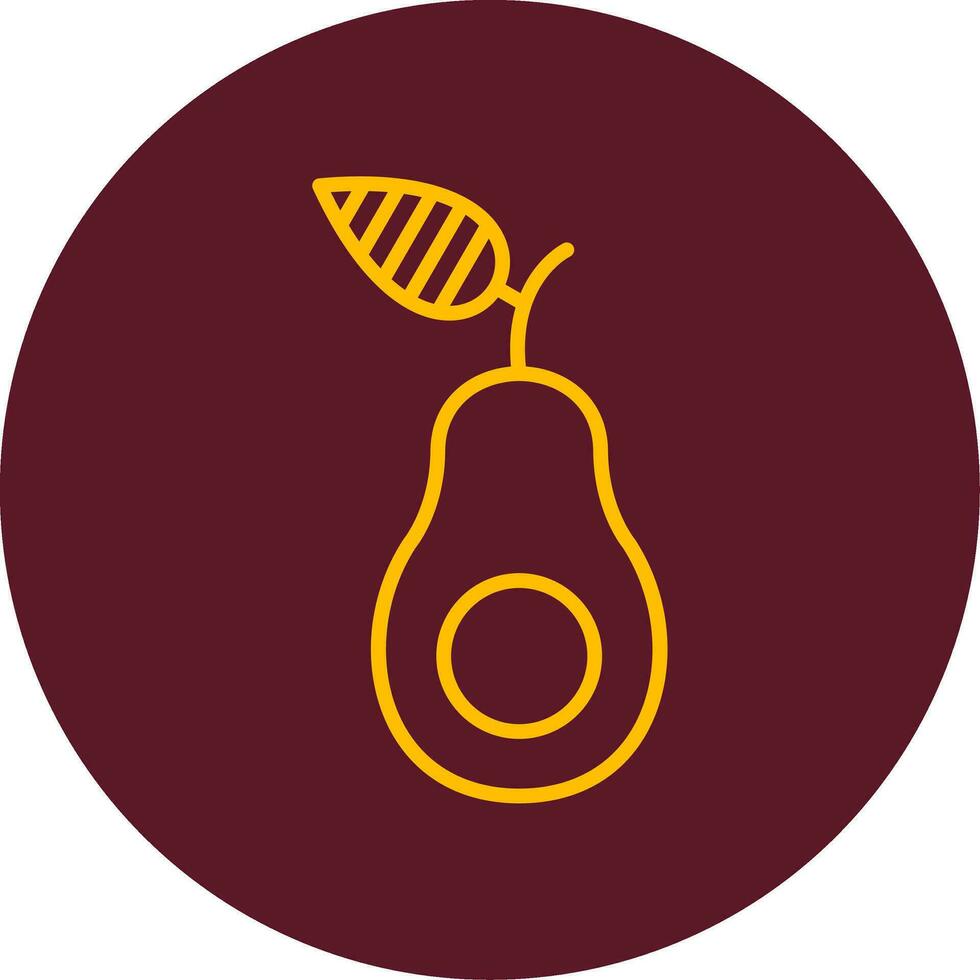 Avocado Vector Icon