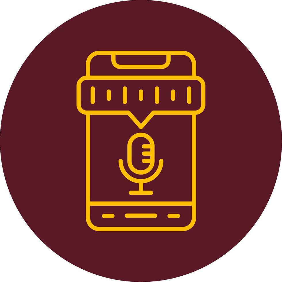 Voice Recorder Vector Icon