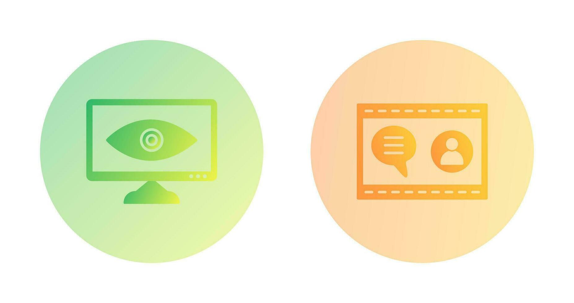 Web Visibility and Web Support  Icon vector