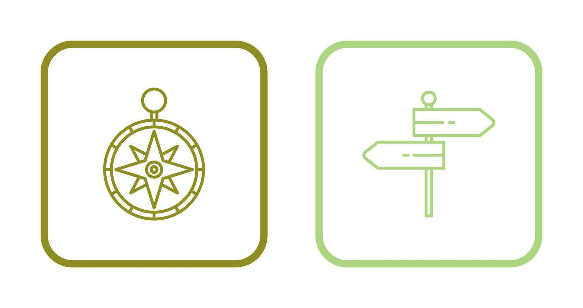 Compass and Direction Icon vector