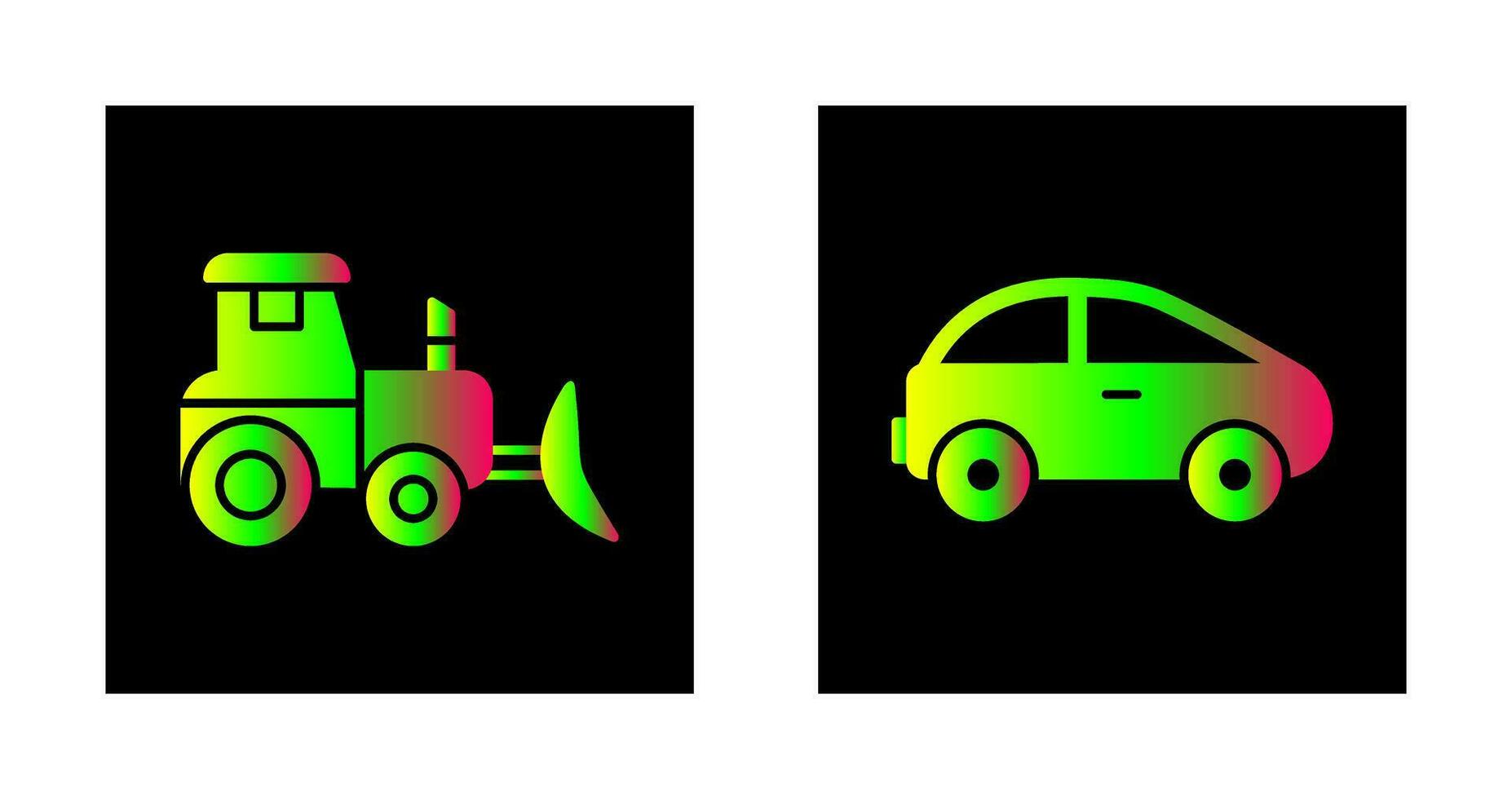 Sedan and Industrial Icon vector